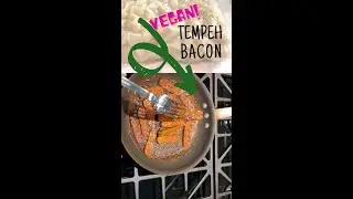 Tempeh Bacon Recipe #Shorts Has No Oil and is WFPB