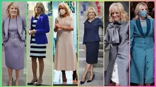 Jill Biden first lady of US in glamour style #viral #fashion #America