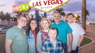 Family Trip to Las Vegas on a private limo tour!