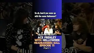 Ace Frehley Interviews Helloween on Headbangers Ball, Part 1