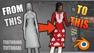 How to Model and Texture Low-Poly Clothing in Blender | Complete Tutorial