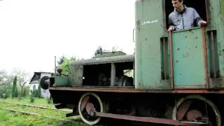 Lokomotywa Ls60-01 + Ls40-4063 na bocznicy SMKJ Jaworzyna Śląska - Pastuch&oacute;w 26.IV.2011r
