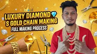 Luxury 👑II Diamond 💎 S Gold Chain II Making Process 💫@IndianGoldChain 