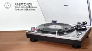 Audio-Technica AT-LP120-USB Direct-Drive Professional Turntable (USB & Analog)