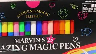 Marvin's 25 Amazing Magic Changing Pens