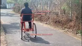 KM172 Hand operated based tricycle for handicapped people | Mechanical projects Hyderabad |