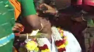 50th wedding anniversary celebration in Indian temple
