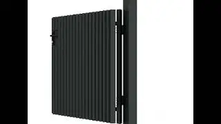 How to Install the Aluminium Angled Blade Pedestrian Gate - Online Fence Supplies