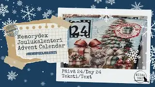 TEKSTI Memorydex kortti 🎄 | MAREMI SMALL ART, Distress Oxide & Kohokuviointi DIY