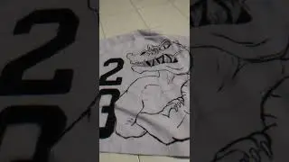 corat-coret seragam SMA 🐊🔥#art #smakeren #drawingtutorial #buaya #2023shorts #2024 #menyala