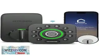 SLAW ULTRALOQ U Bolt Pro WiFi Smart Lock With Door Sensor 8 In 1 Keyless