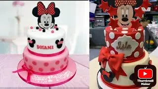 2 Step Mickey Mouse Cake 🎂 | Easy Cartoon Cake Design | Kids Birthday Special