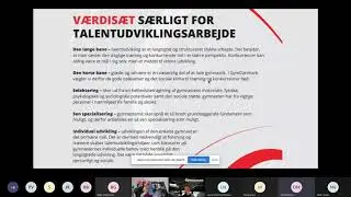 N&aring;r Talentudvikling og Klubudvikling m&oslash;des   Fra snak til handling