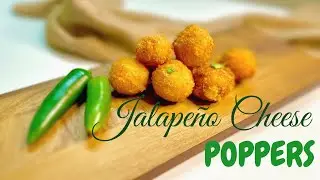 Jalape&ntilde;o cheese poppers | Jalape&ntilde;o cheese balls | Chili cheese tops