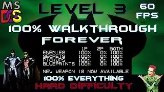 Batman Forever - Level 3 MS-Dos 60fps (100% Everything, Hard Difficulty)