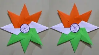 Independence Day Badge Making | Independence Day/15th August Craft | Tricolour Indian Badge Making