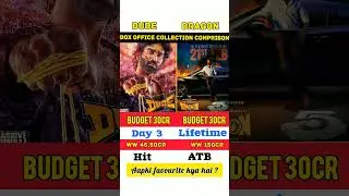 Dude Vs Dragon Box Office Collection Comparison 🔥 #shorts #dude #dragon #pradeepranganathan #virel