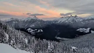 Sunset at Mount Mercer