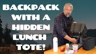 Space for lunch and more with the Bertasche Men's Lunch Backpack