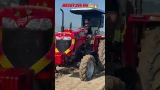 Massey 254 4/4 💪🔥 #masseyferguson #masseyfergusontractor #sidhumoosewala #youtubeshorts