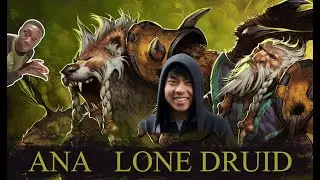 ana lone druid with massive micro control 🐻!LEARN FROM ANA how to play LD!dota 2 gameplay!
