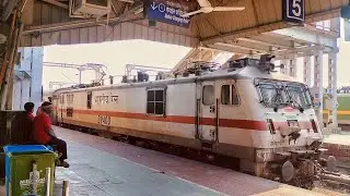 WAP7 Locomotive Sound | Powerful Indian Railways WAP-7 Engine Sound | High Speed Train Video