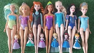 Mattel Disney Princesses Dress up Ariel, Rapunzel, Belle, Tiana, Sindirella, Mulan DIY