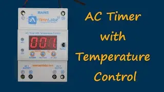 Digital AC timer with Temperature Control