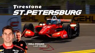 St. Petersburg Indycar 2022 | Narrated Lap Guide (Will Power) Track Download