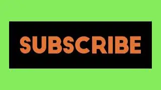 YouTube Subscribe Button #6 (Orange to Black) GREEN SCREEN | No Copyright | HD | FREE