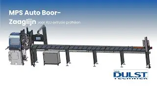 Boor-Zaaglijn voor ALU extrusie profielen