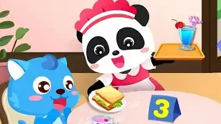 Baby Panda&rsquo;s Summer Caf&eacute; & Family and Friends - BabyBus Game