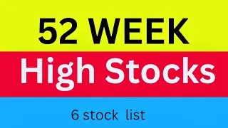 52 week high stock 🚀🚀 52 week large cap stock 💥💥 1 साल के high पे stock 