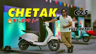 2026 Bajaj Chetak C25 Launched! Cheapest Chetak Ever + Full Walkaround & Price Reveal