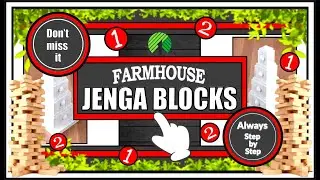 ✅TUMBLING TOWER BLOCKS EVERYDAY CRAFTS✅DOLLAR TREE INSPIRED EASY WOOD INSPIRATION✅HIGH END LOOK DIY✅
