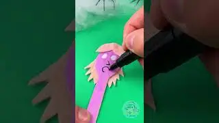 🌈 Crafty Magic! Transform Spoons Into Witches! 🥄