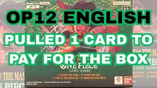 One Piece OP-12 English (box 1) | Unbox 15