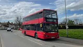 Full Route Visual - Route H98 - Hounslow Bus Station to Hayes End - SP40051 (YT09 BNJ)