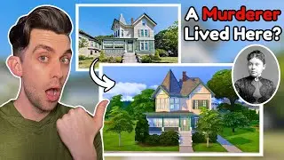 Я воссоздал особняк Лиззи Борден в Мейплкрофте из The Sims 4