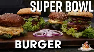 Burger-Ideen f&uuml;r den SuperBowl - Laugen-Bun oder doch Brioche &ndash; Das ultimative Rezept-Duell!