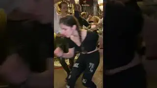 Marta khanna and Oleg Sokolov social dancing in Odessa 2020