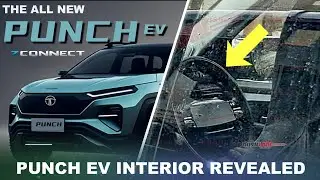 Just WOW Features | 2023 Tata Punch EV Interior Spied | Gets 360 View Camera & More - Launching Soon