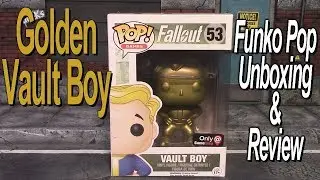 Golden Vault Boy GameStop Exclusive Funko Pop Unboxing & Review