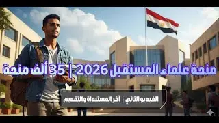 منحة علماء المستقبل 2026  35 ألف منحة