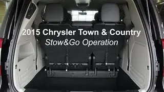 2015 Chrysler Town and Country Stow and Go Operation
