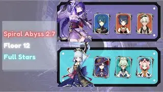 Raiden National & Ayaka Freeze  - New 2.7 Abyss Floor 12 Full Stars - F2P