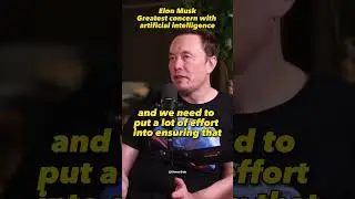 Elon Musk: greatest concern with artificial intelligence #elonmusk #shorts #ai