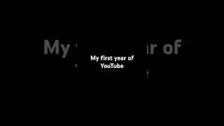 First year of YouTube done #firstyearanniversary