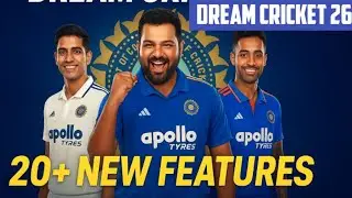 DREAM CRICKET 26 COUNTDOWN START 20+ NEW FEATURES IN DC26