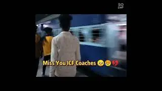 Last ICF Run Of Krishak Express😥🥺💔, Miss u ICF Coaches #railinfo #indianrailways #wap4 #shorts